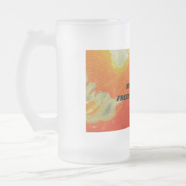 De Cerveja Vidro Jateado caneca (Esquerda)