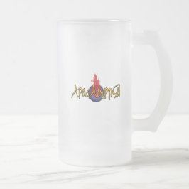 De Cerveja Vidro Jateado Caneca com Gelo Apocalíptico
