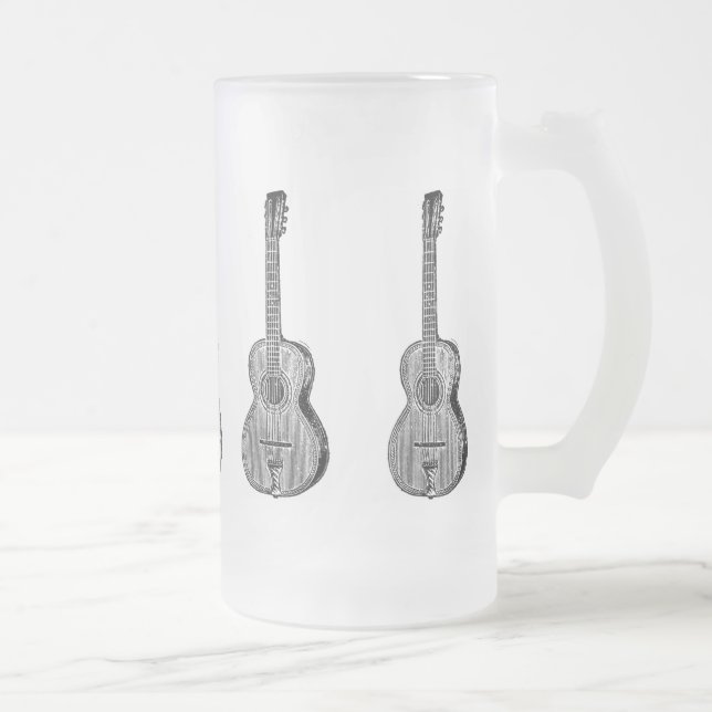 De Cerveja Vidro Jateado caneca da acústica (Direita)