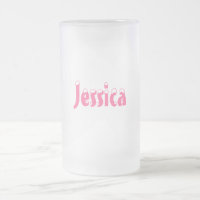 Caneca do Estilo-Fosco do Jessica-Nome