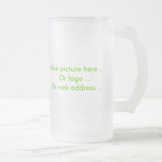 De Cerveja Vidro Jateado Caneca do fosco