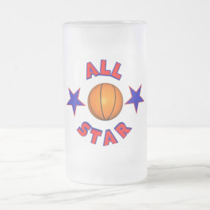 De Cerveja Vidro Jateado Caneca do fosco do basquetebol