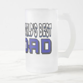 De Cerveja Vidro Jateado Caneca do fosco do pai do mundo a melhor