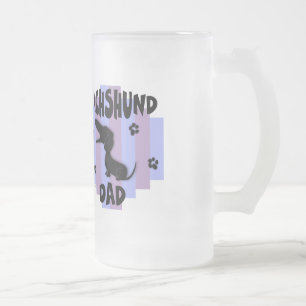 De Cerveja Vidro Jateado Caneca do pai do Dachshund
