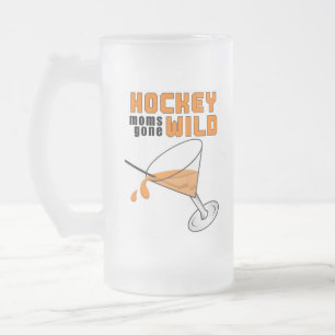 De Cerveja Vidro Jateado Caneca do partido da mamã do hóquei