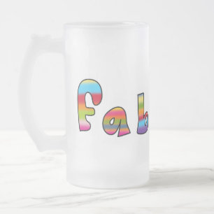 De Cerveja Vidro Jateado Caneca fabulosa