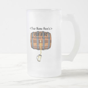 De Cerveja Vidro Jateado Caneca [feita sob encomenda] da eliminação da