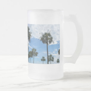 De Cerveja Vidro Jateado Caneca Fosca Apenas Palmeiras