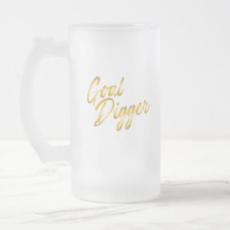 De Cerveja Vidro Jateado Caneca Fosca Goal Digger