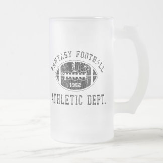 De Cerveja Vidro Jateado Caneca gelado do futebol da fantasia