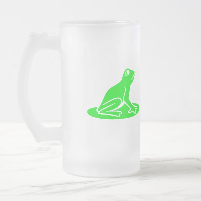 De Cerveja Vidro Jateado caneca marca fria (Esquerda)