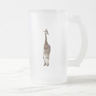 De Cerveja Vidro Jateado Caneca nomeada girafa da parte superior da ponta.!