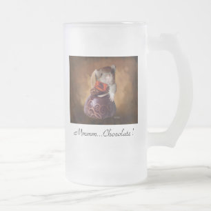 De Cerveja Vidro Jateado … Chocolate Mmmm! Caneca