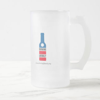 De Cerveja Vidro Jateado Fosco que bebe liberalmente a caneca