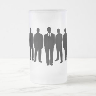 De Cerveja Vidro Jateado Homens na caneca dos ternos