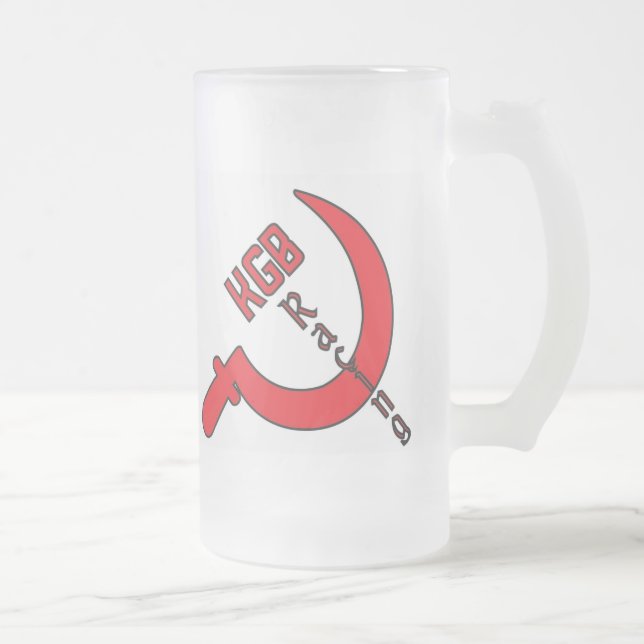 De Cerveja Vidro Jateado KGB que compete a caneca do fosco (Direita)