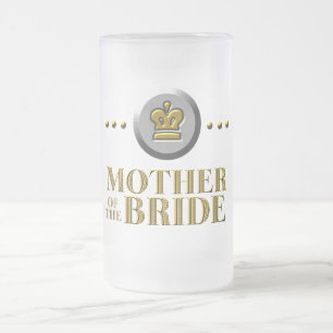 DE CERVEJA VIDRO JATEADO MÃE DA CANECA ROYALE DA NOIVA