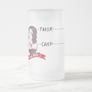 De Cerveja Vidro Jateado Microplaqueta do furo ou caneca errada do Thor
