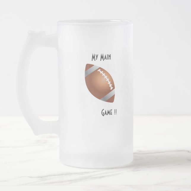 De Cerveja Vidro Jateado Minha caneca do jogo!! (Esquerda)