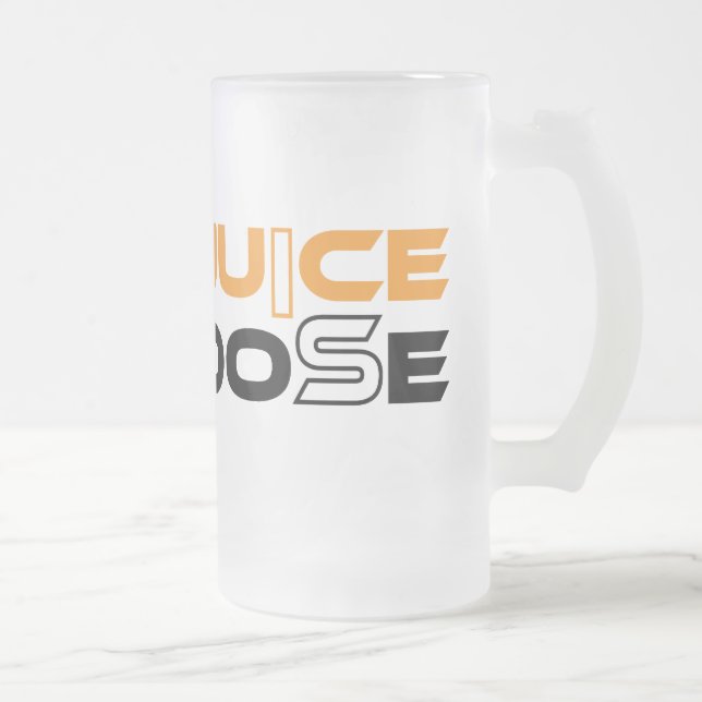 De Cerveja Vidro Jateado O suco é caneca fraca do fosco (Direita)
