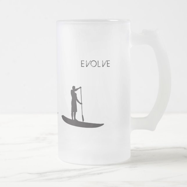 De Cerveja Vidro Jateado O SUP evolui a caneca (Direita)