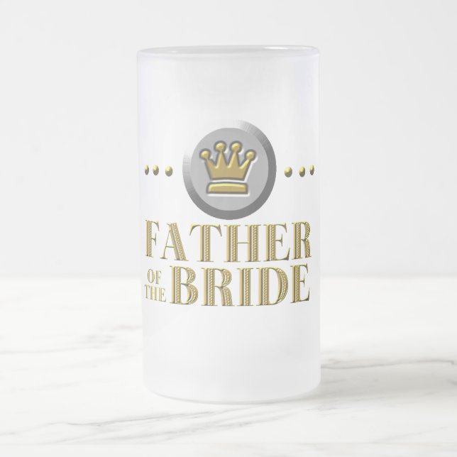 DE CERVEJA VIDRO JATEADO PAI DA CANECA ROYALE DA NOIVA (Centro)