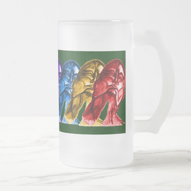 De Cerveja Vidro Jateado Procurarando a caneca do fosco (Direita)