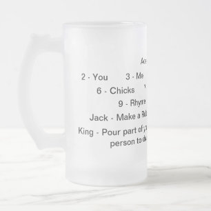 De Cerveja Vidro Jateado Reis Bebendo Jogo Caneca