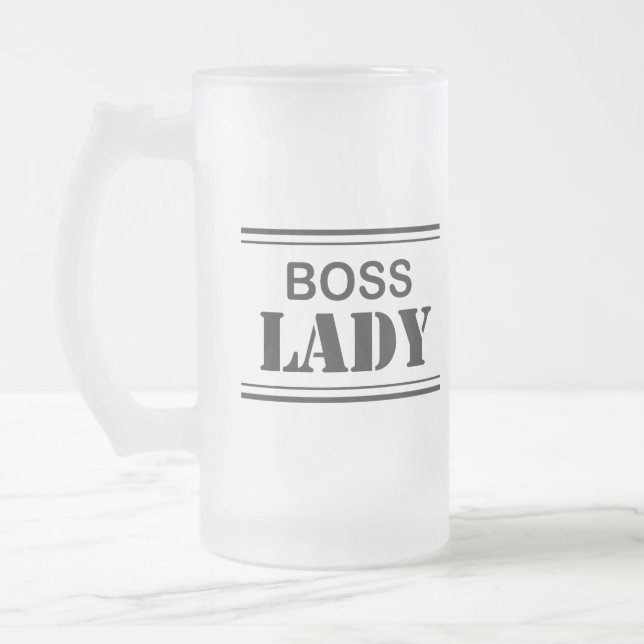 De Cerveja Vidro Jateado Senhora Fosco Caneca do chefe (Esquerda)