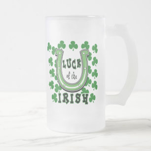 De Cerveja Vidro Jateado Sorte da caneca irlandesa
