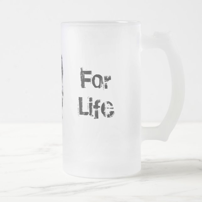 De Cerveja Vidro Jateado WPMA para a caneca da vida - personalizada (Direita)