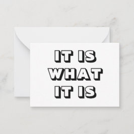 De Conselho É o que é, preto branco, cartão ousado moderno