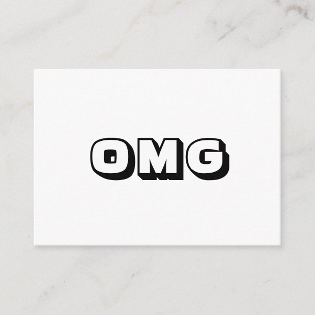 De Conselho Meu Deus, meu Deus, o moderno cartão branco negro (Frente)