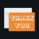 De Conselho Obrigados, obrigado, cartão branco laranja<br><div class="desc">Obrigados, obrigado, cartão branco laranja</div>