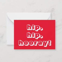 De Conselho quadril, quadril, coroa! Parabéns, cartão branco v