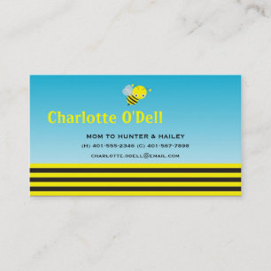De Contato bumble o cartão das mamães da abelha