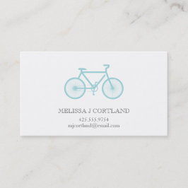 De Contato Cartão telefónico da bicicleta