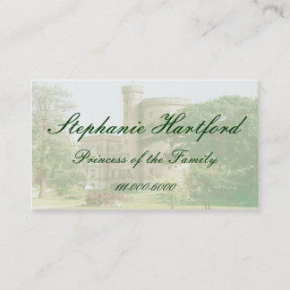 De Contato Cartão telefónico da princesa Castelo