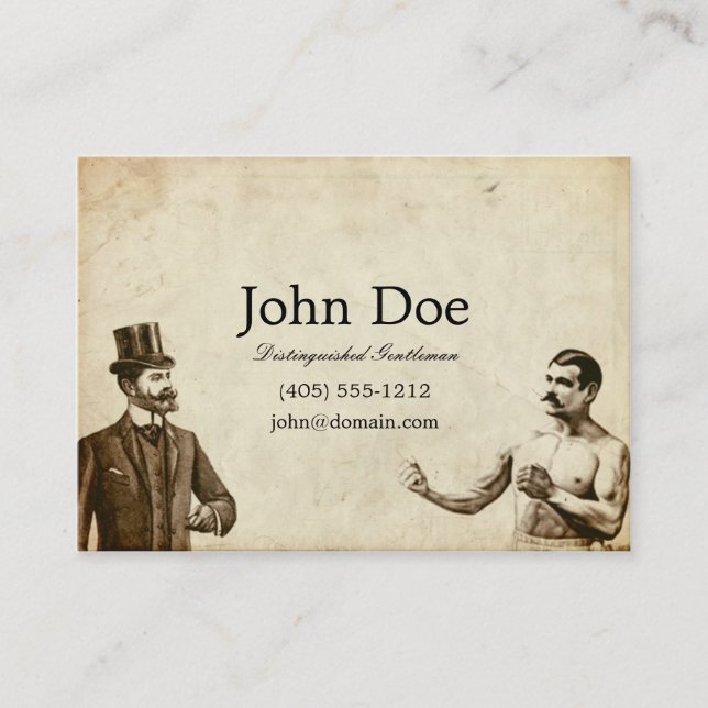 De Contato Cartão telefónico dos Fisticuffs (Frente)