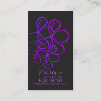 De Contato Negócio ou cartão das mamães