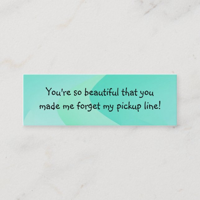 De Contato Pegare a linha cartão da introdução (Frente)