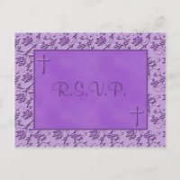Cartão postal Christian Purple R.S.V.P.