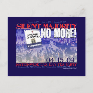 De Convite Cartão postal do Tea Party