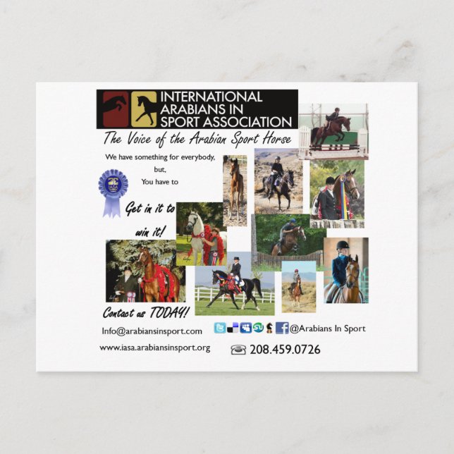 De Convite Cartão postal IASA (Frente)