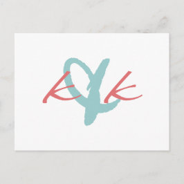 De Convite Cartão postal RSVP