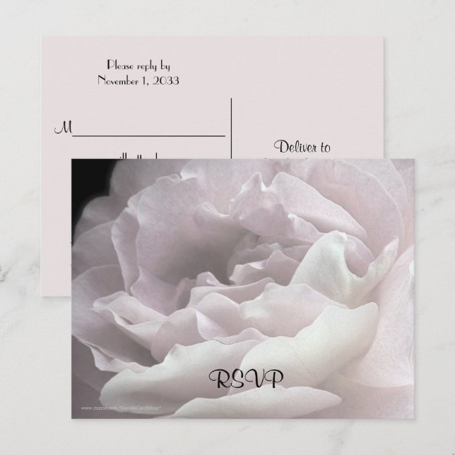 De Convite Cartão postal RSVP, em qualquer ocasião (Frente/Verso)