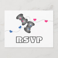 Cartão postal RSVP Geeky Gamers