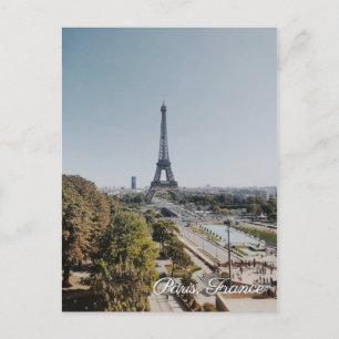 De Convite Cartão postal viagem da Torre Eiffel Paris France
