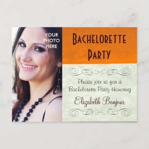De Convite IMAGEM FOTOGRÁFICA ~ Cartão postal / Bachelorette 