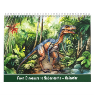 De Dinossauros a Sabre-dentes – Calendário